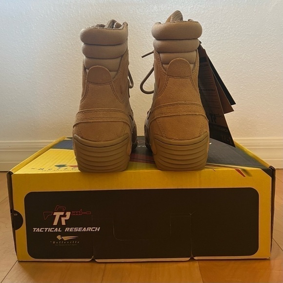 Belleville Boots 7.5 Tactical Research TR303 Suede Desert Tan Combat Military - Picture 12 of 16